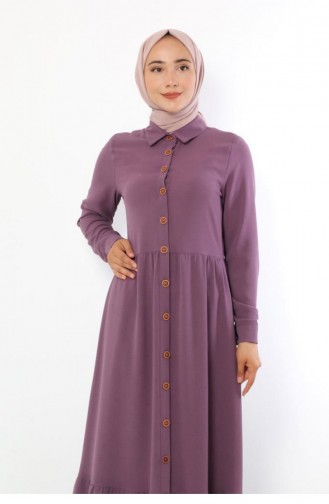Purple Abaya 10192-2.Mor