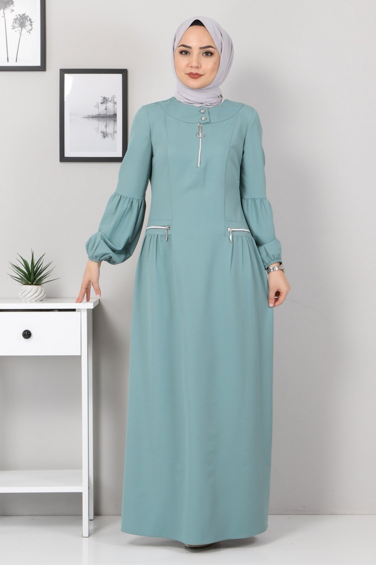 robe bleu menthe