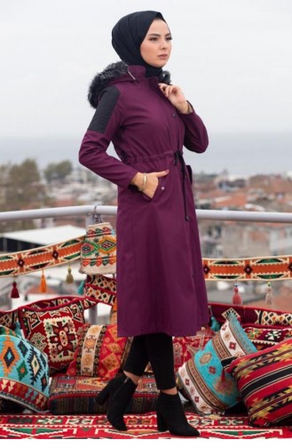 Manteau Pourpre 10383-1.Mor
