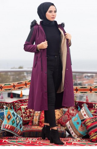 Manteau Pourpre 10383-1.Mor