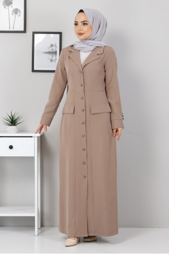 Mink Hijab Dress 10429.Vizon