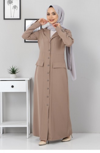 Mink Hijab Dress 10429.Vizon