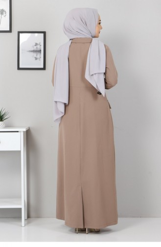 Mink Hijab Dress 10429.Vizon
