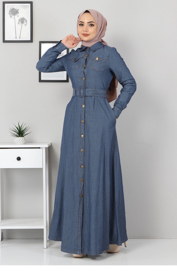 Abaya jeans top dress