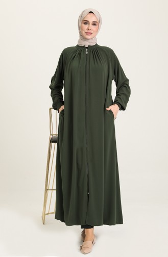 Khaki Abaya 5645-02