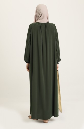 Khaki Abaya 5645-02