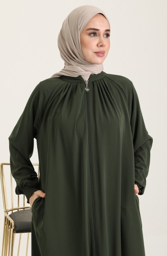 Khaki Abaya 5645-02