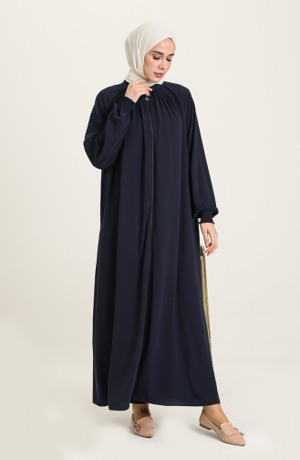 Navy Blue Abaya 5645-03