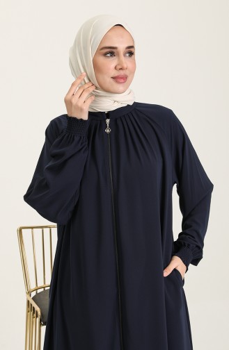 Navy Blue Abaya 5645-03