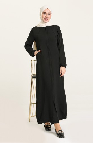 Schwarz Abayas 6898-01