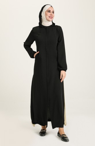 Schwarz Abayas 6898-01