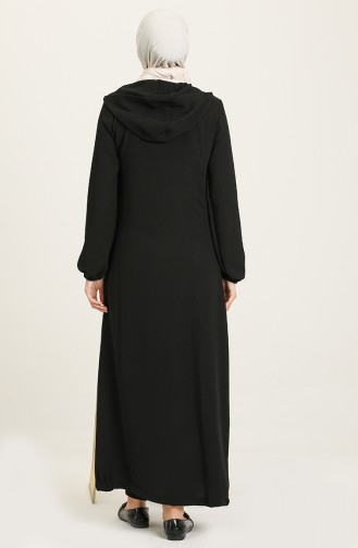 Schwarz Abayas 6898-01