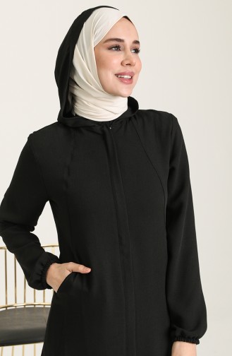 Black Abaya 6898-01