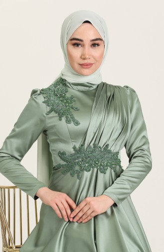 Habillé Hijab Vert noisette 4908-03