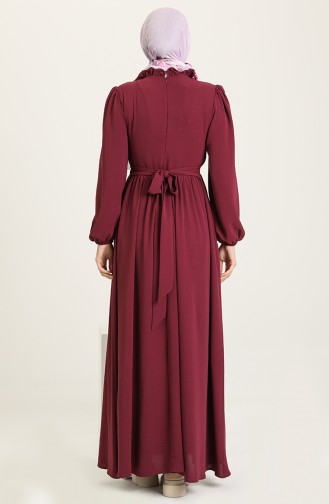 Cherry Hijab Dress 8398-05