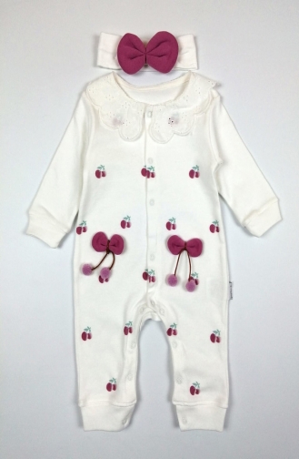 Ecru Baby Overall 00012-01