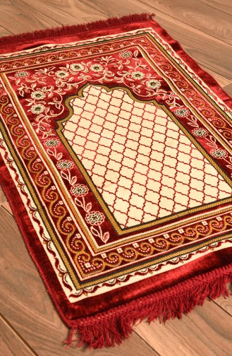 Claret red Praying Carpet 0100-03