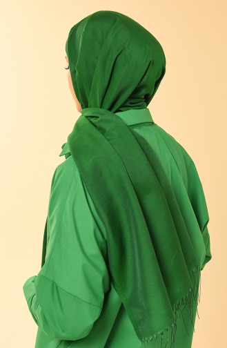 Emerald Green Snap Button Shawl 1000-C1-01