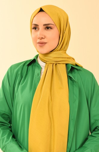 Yellow Snap Button Shawl 1000-C1-08