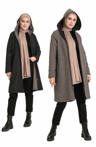 Black Trench Coats Models 6904-02