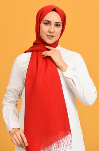 Red Snap Button Shawl 1000-C1-06