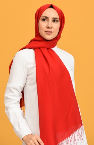 Red Snap Button Shawl 1000-C1-06