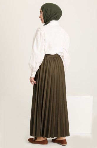 Khaki Skirt 3086-01