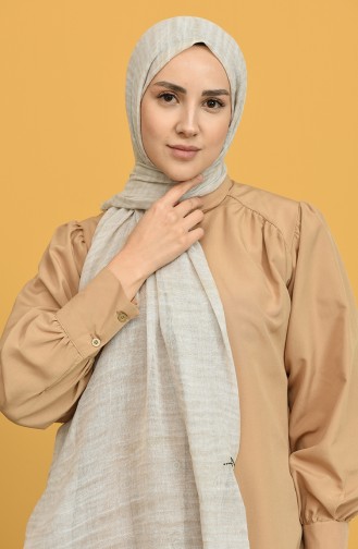 Light Beige Sjaal 5550-01