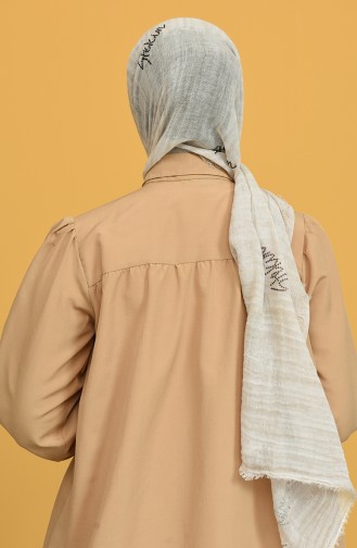 Light Beige Sjaal 5550-01