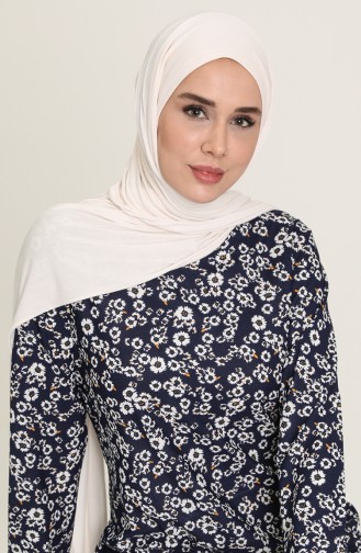 Robe Hijab Bleu Marine 1771-02