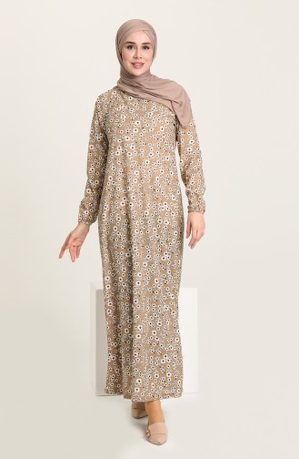 Mink Hijab Dress 1771-04