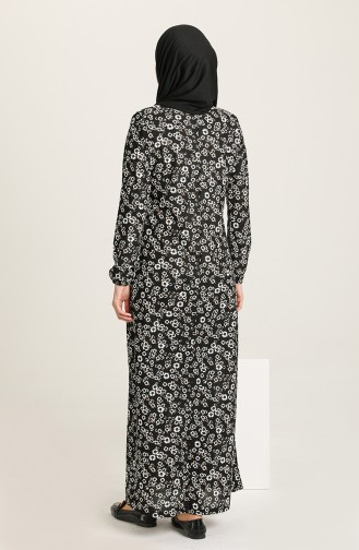 Black Hijab Dress 1771-05