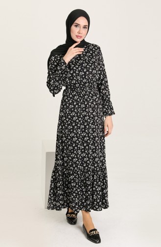فستان أسود 60209-01