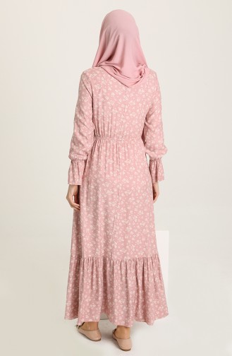 Dusty Rose İslamitische Jurk 60209-03