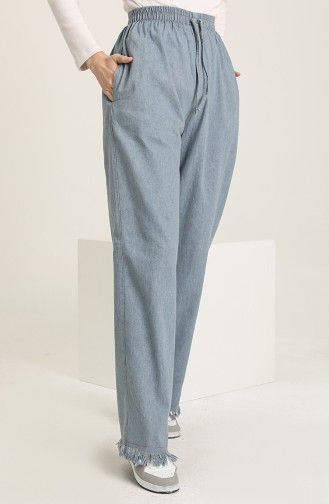 Pantalon Bleu Glacé 3604-01