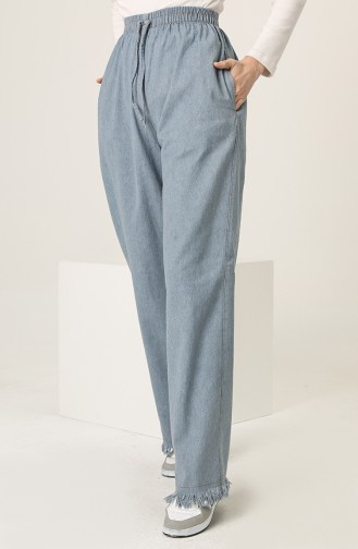 Pantalon Bleu Glacé 3604-01