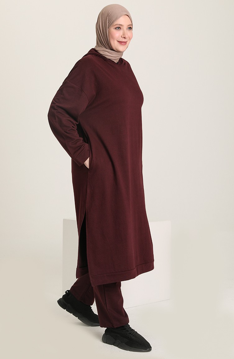 Plum Tracksuit 80041-04 | Sefamerve