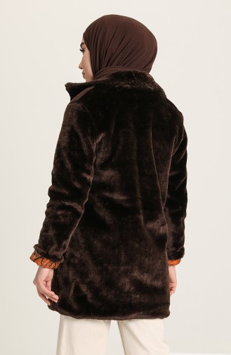 Furry Coat 182825-04 Brown 182825-04