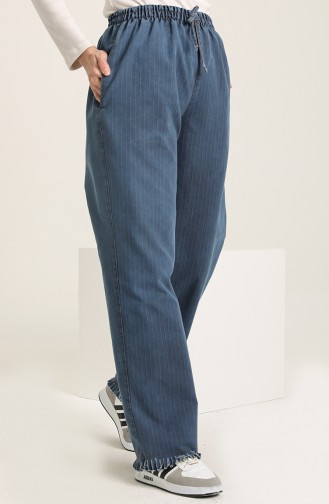 Jeansblau Hose 3604-03