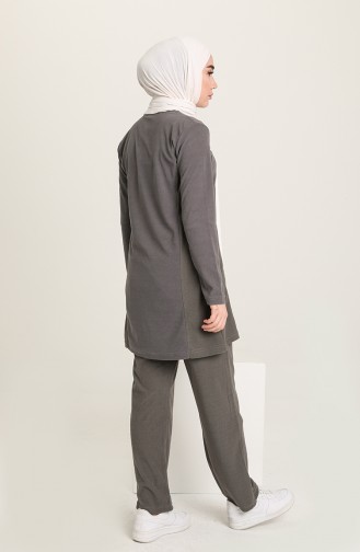 Ensemble Deux Pieces Tunique Pantalon 20004-03 Gris 20004-03