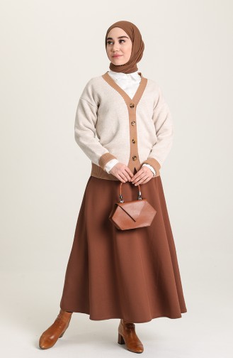 Brown Skirt 1115-02