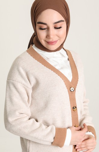 Beige Cardigans 4399-06