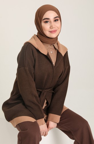 Braun Strickjacke 4402-05