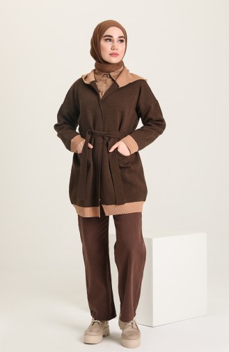 Braun Strickjacke 4402-05