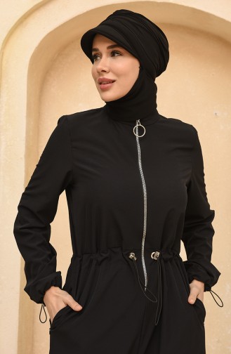 Maillot de Bain Hijab Noir 228401-01