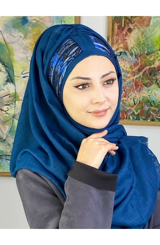 Dark Blue Ready to wear Turban 626OCKTBRT-01