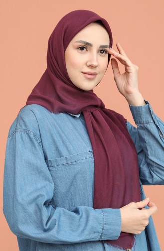 Flamlı Eşarp 11474-20 Mürdüm