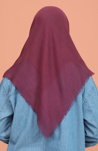 Flamlı Eşarp 11474-20 Mürdüm