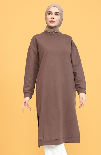 Sweatshirt Couleur Brun 3022-05