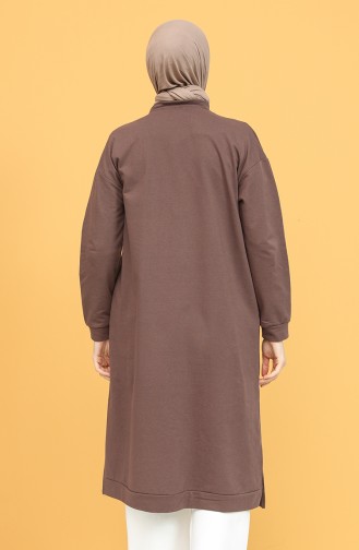 Sweatshirt Couleur Brun 3022-05